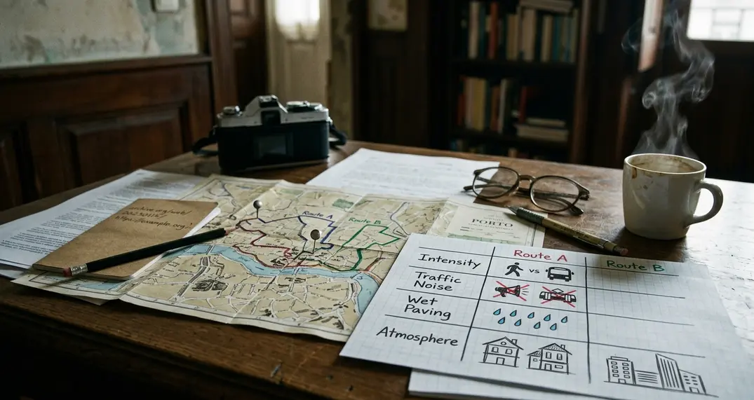 Image showing porto route comparison