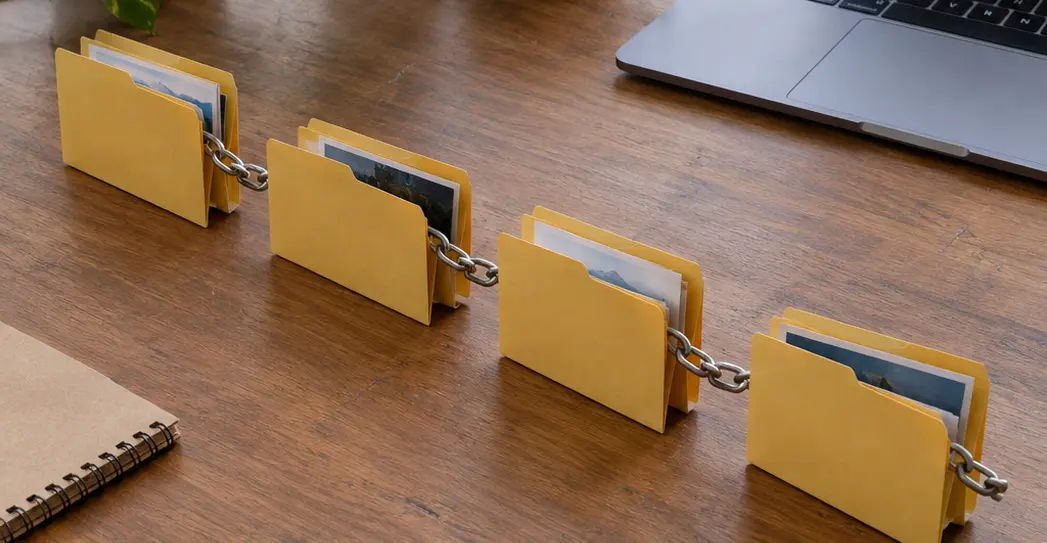 Image showing folder chain